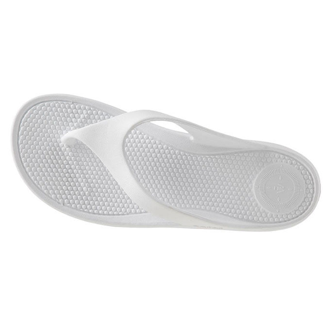 totes® SOLBOUNCE Ladies Toe Post White Extra Image 3